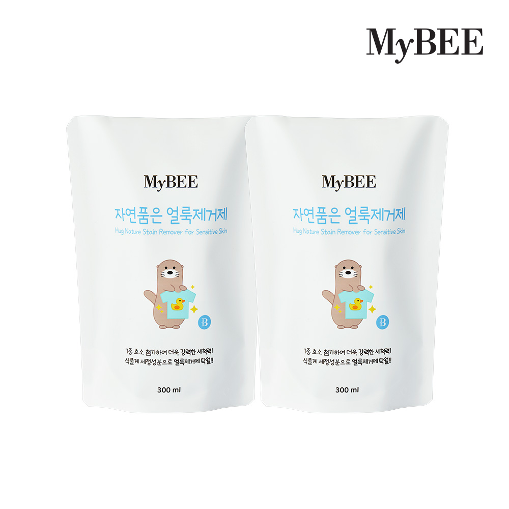 케이피코리아 마이비 자연품은 얼룩제거제 (리필 300ml)x2팩