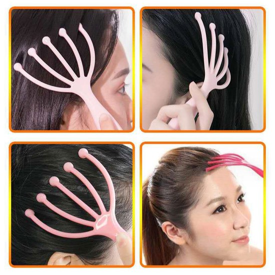 셀프 머리지압 힐링 롤링 손가락 두피마사지 안마기 헤어마사지 두피브러쉬 두피마사지 두피지압