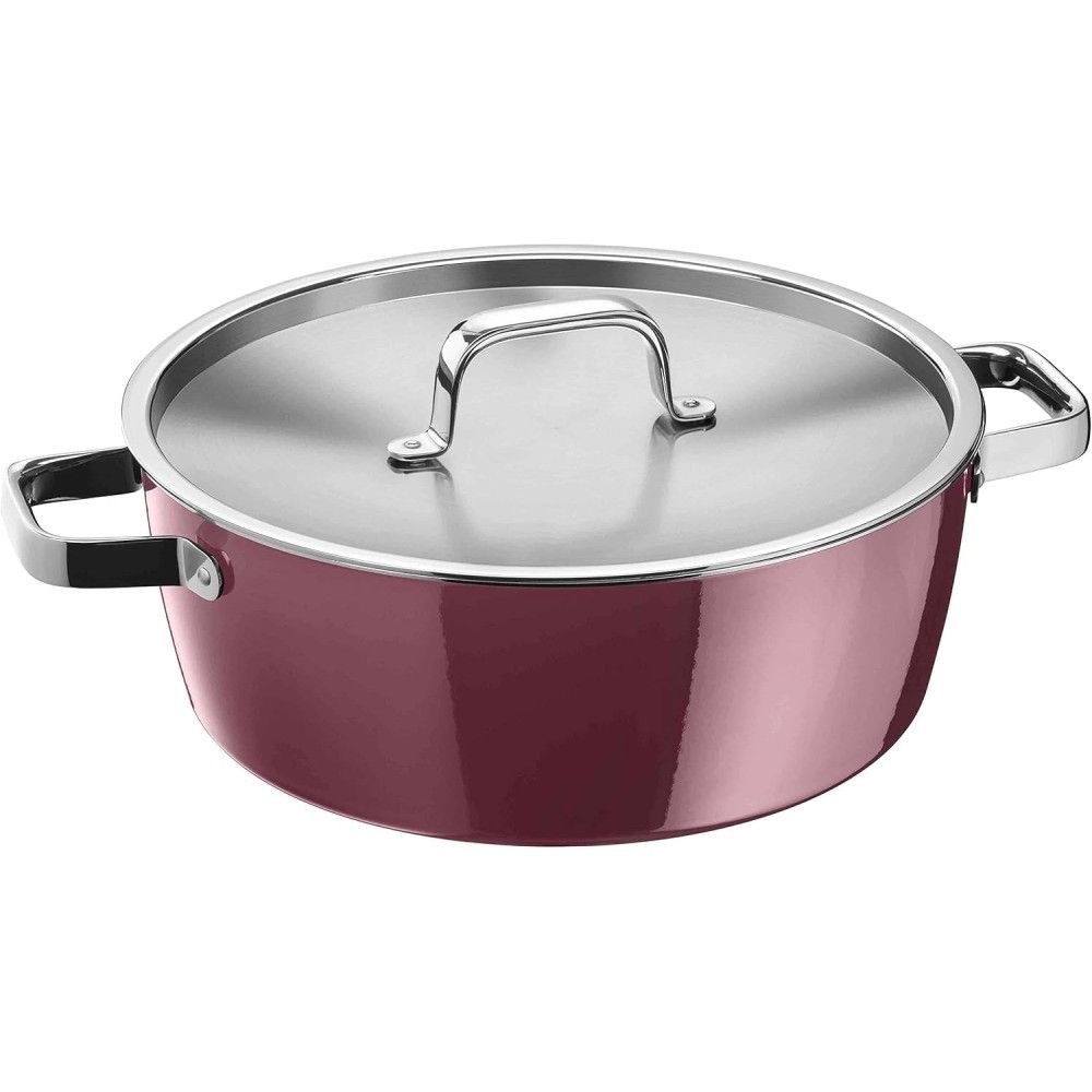 [해외] WMF 퓨전테크 아로마틱 Aromatic 0515575290 냄비 28cm 5.9L 로즈쿼츠