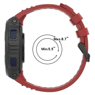 Amazfit Active Edge 용 새 교체 실리콘 스트랩 시계
