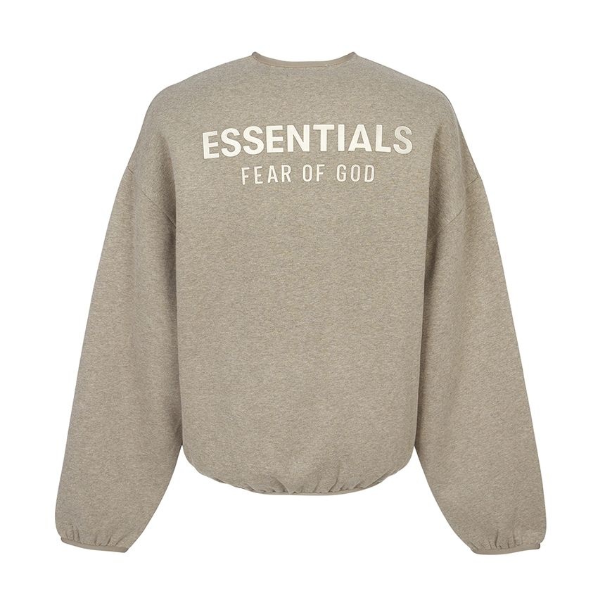 FEAR OF GOD 에센셜 남성 기모 맨투맨 192SP256543F HOMESTEAD HEATHER