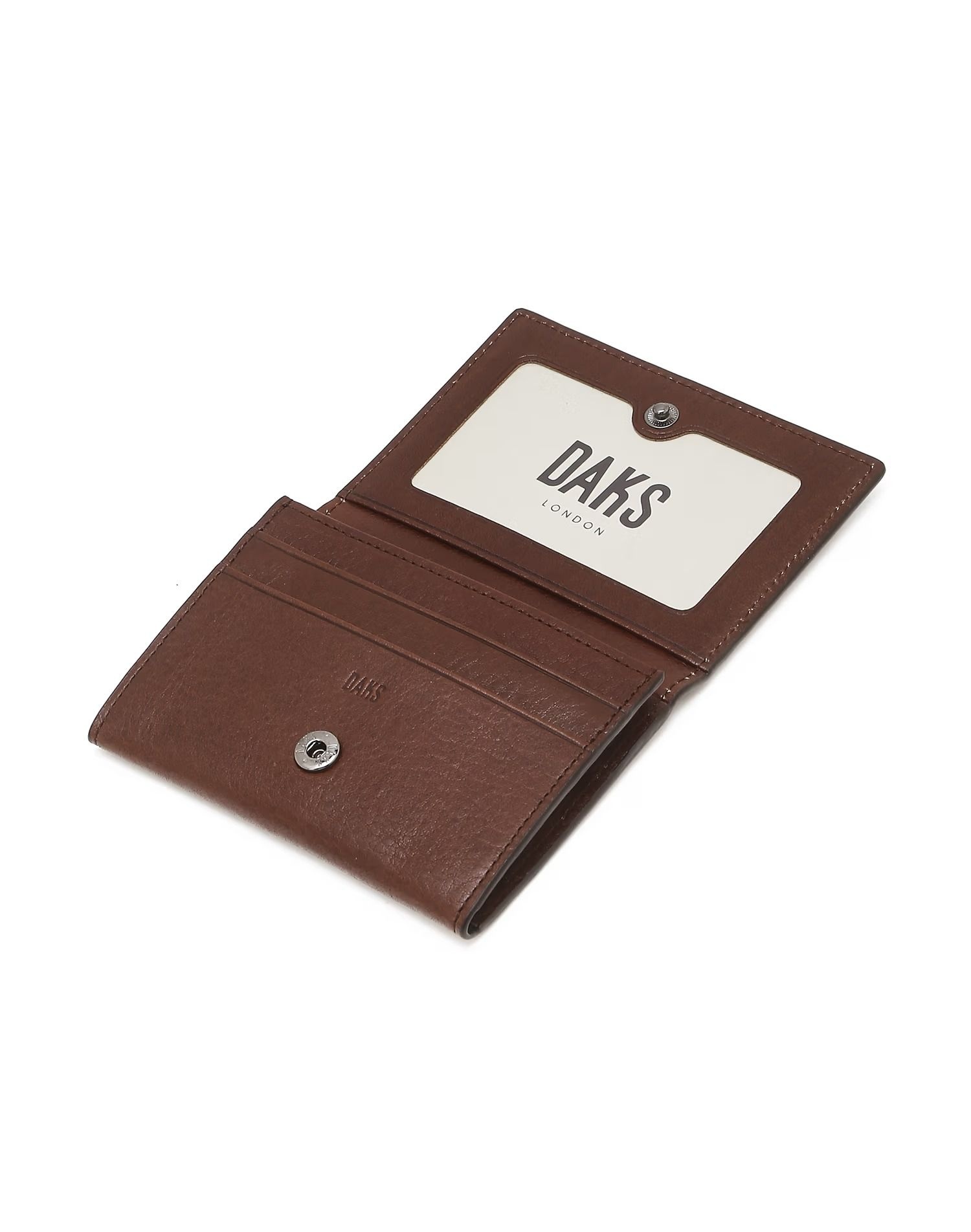 닥스 DAKS 브라운 음각로고 소가죽 카드지갑 DBHO5FL03 337569