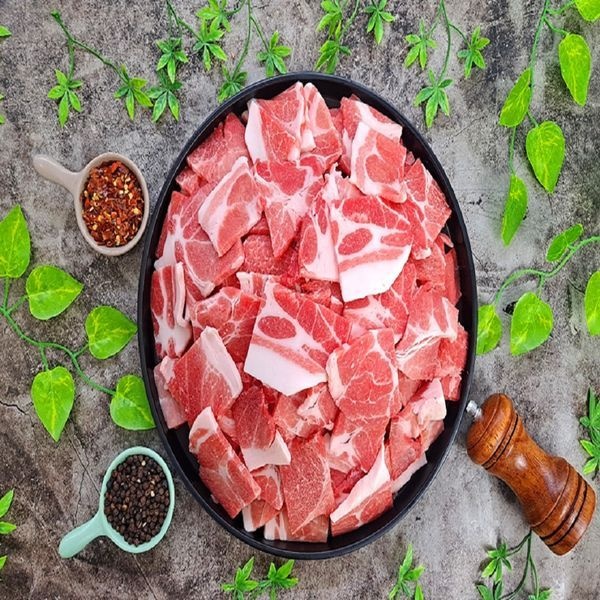 [신선식품][하프클럽]미국산 돼지고기 목전지 왕목살 찌개용 1.5cm 사각기둥 500g