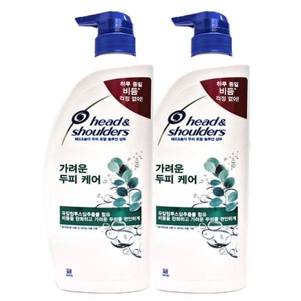 헤드앤숄더 샴푸 850ml 가려운 두피케어X2개