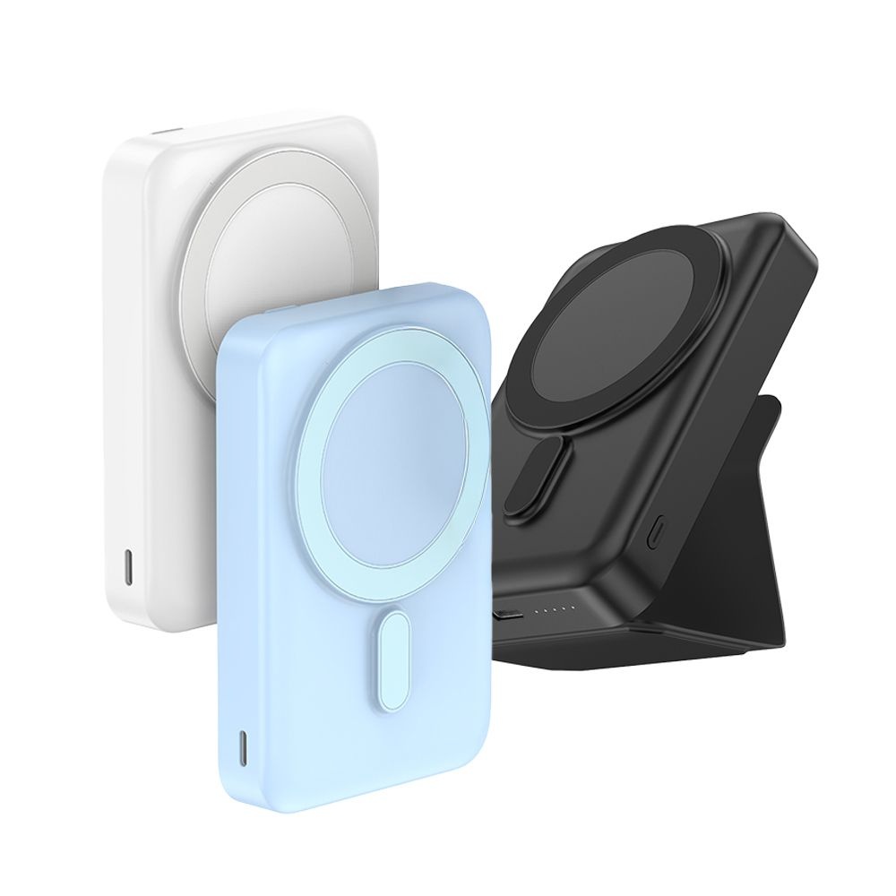 코끼리 맥세이프 고속 보조배터리 10000mAh 스탠드 거치대