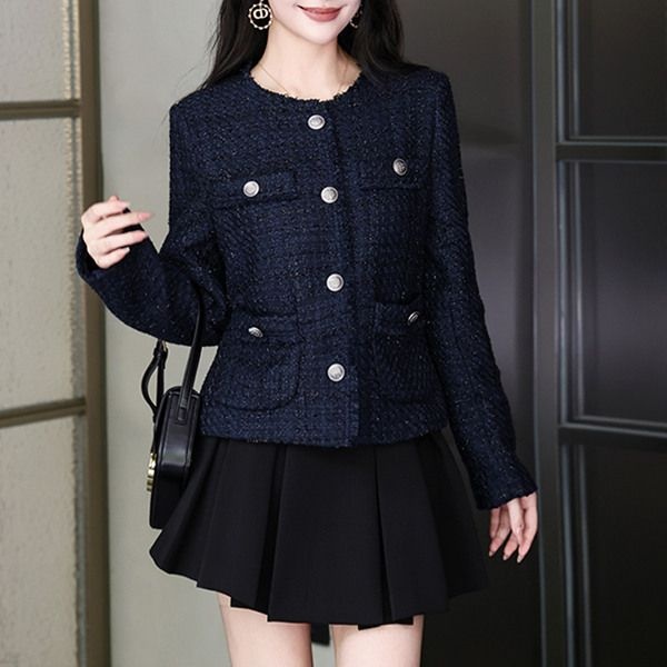 이슈컴퍼니 [패션플러스][패션이슈]이비히트위드자켓 LU00170