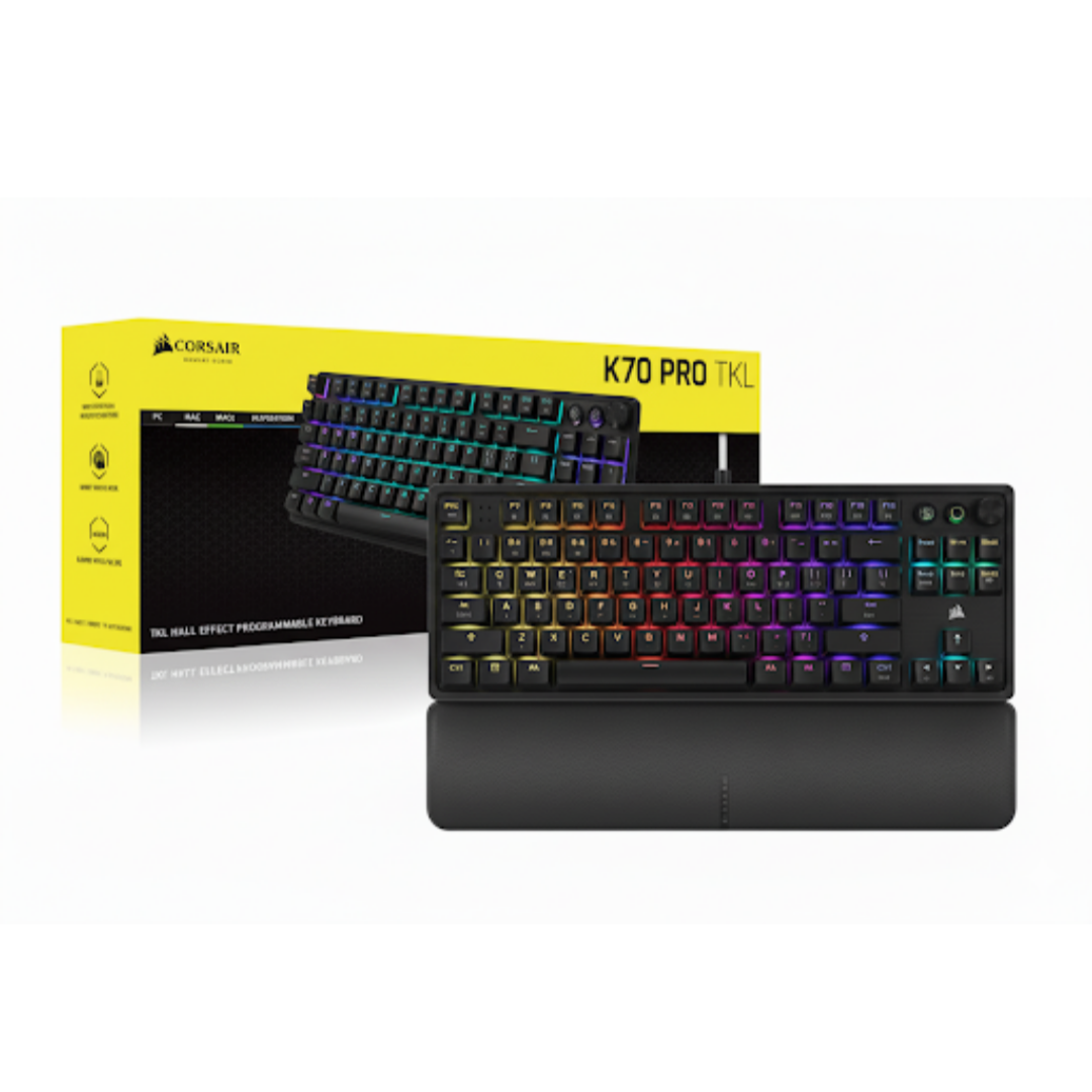 고프로 커세어 K70 PRO TKL MGX 래피드트리거 블랙 게이밍 키보드 자석축