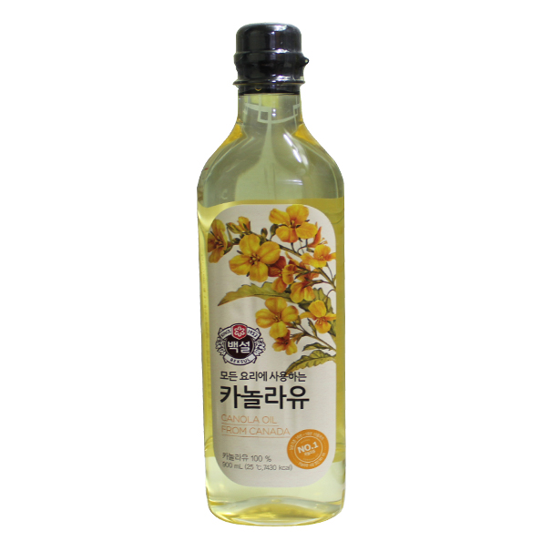 [온누리상품] CJ 백설유 카놀라유 900ml