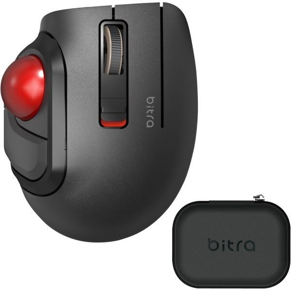 [해외] 엘레콤 ELECOM bitra 트랙볼 마우스 무선 블루투스 M-MT1BRSBK