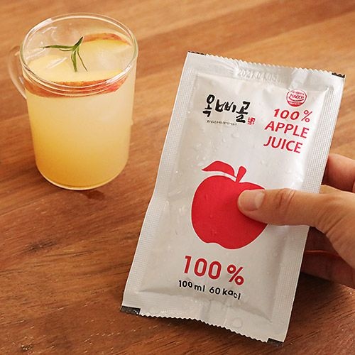 굿씨드 착즙 사과즙 100ml100포