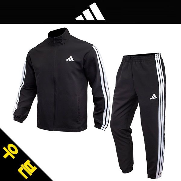 아디다스 삼선 우븐 트레이닝복 세트 땀복 바람막이 츄리닝 운동복 바람막이