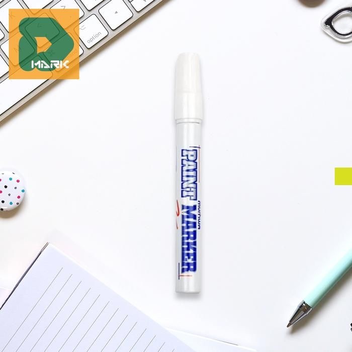 흰색 얇은 페인트마카 간판 페인드마커 문화 유성마커