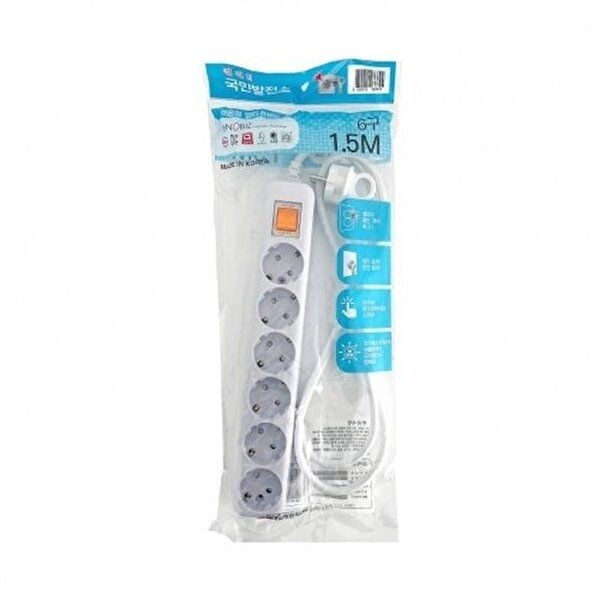 VY협력업체 [브이와이][VCMOMZGJ]멀티탭 차단 6구 1.5M HM16-62 박스(30개입)