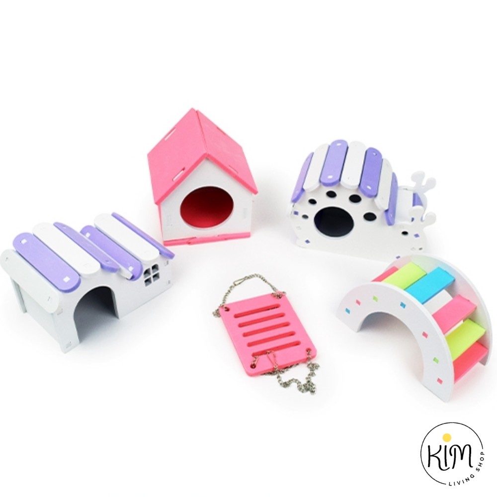 [킴샵] 간편조립식 햄스터 놀이터 집꾸미기 햄숲 햄스터장난감 햄스터용품사이트