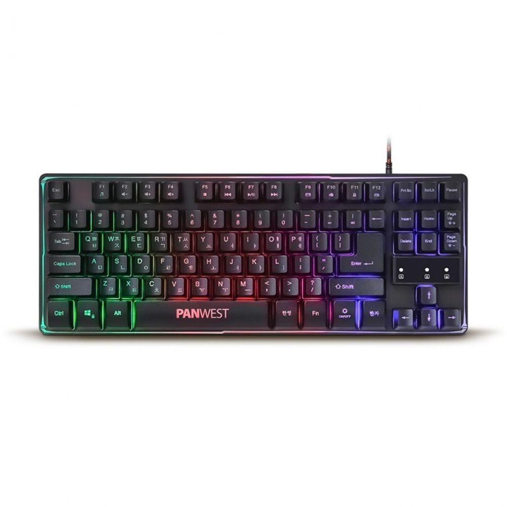 DONGGUAN KEYCEO TECHCO.,LIMITED PANWEST GK45 KTL RGB 백라이트 텐키리스 게이밍 유선 키보드