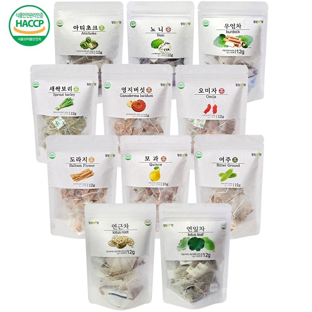 [힐링앤팜][힐링앤팜] 여주차/영지버섯차/연잎차/도라지차/모과차/오미자차 티백 외 : 롯데ON