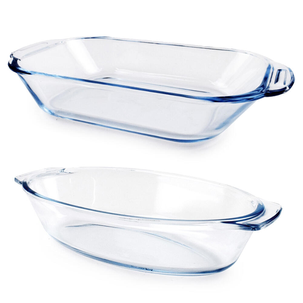 고품질 강화유리 오븐락 투명 내열 유리그릇 그라탕 전자레인지유리그릇 라자냐그릇 홈파티접시