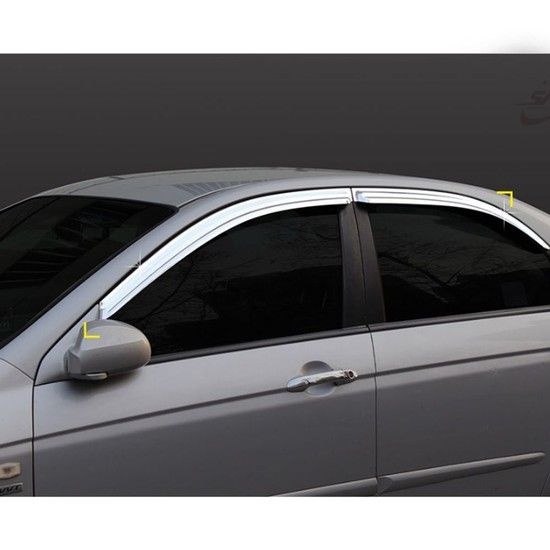 상품상세참조 경동 크롬 윈도우 썬바이저 K-663 세라토 (4PCS) 윈도우바이저 윈도우바이져 크롬썬바이저