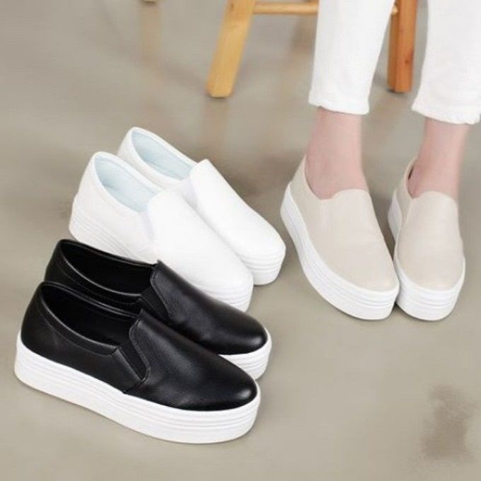 [오늘출발] 요즘엔 Ocnk-포미닛 여성슬립온/스니커즈/슬림로퍼/캐주얼화/국내산 통굽슬립온