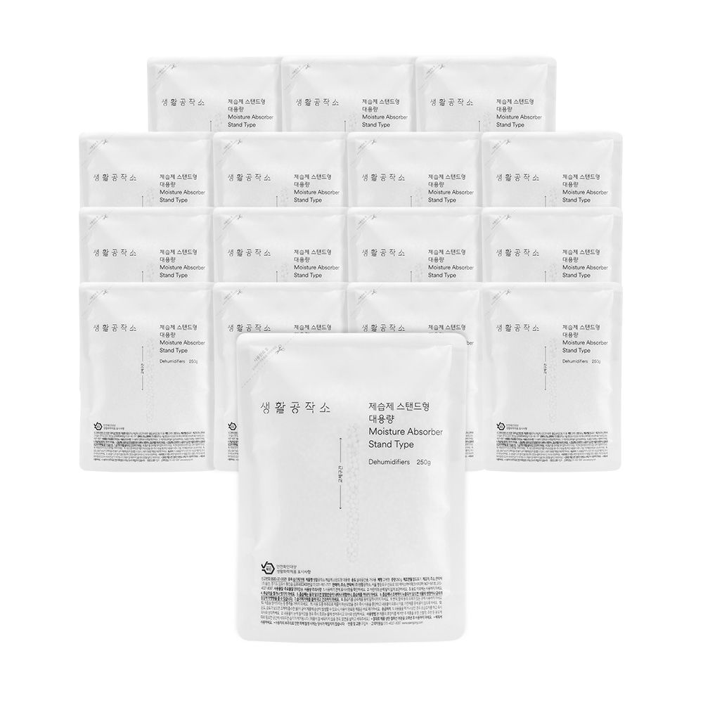 생활공작소 [생활공작소] 제습제 스탠드형 대용량 250g x 16개 (습기제거/곰팡이방지)