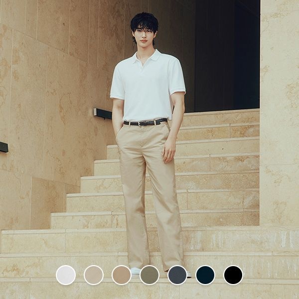 [롯데온] 지오다노 테이퍼드 치노 팬츠 (22,840원/무료)