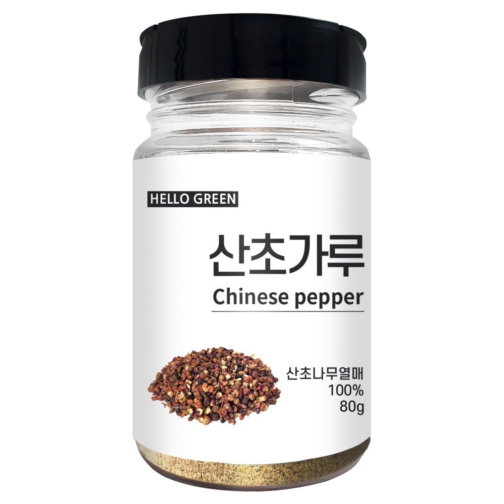 헬로우 그린 헬로우그린 천연 향신료 홍산초 가루 80g(통) 화조
