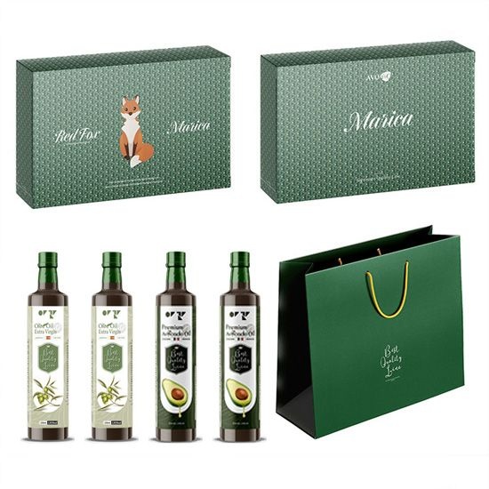 [선물세트] 레드폭스 (엑스트라버진 올리브유 250ML*2EA + 아보카도 250ML*2EA)+쇼핑백 증정