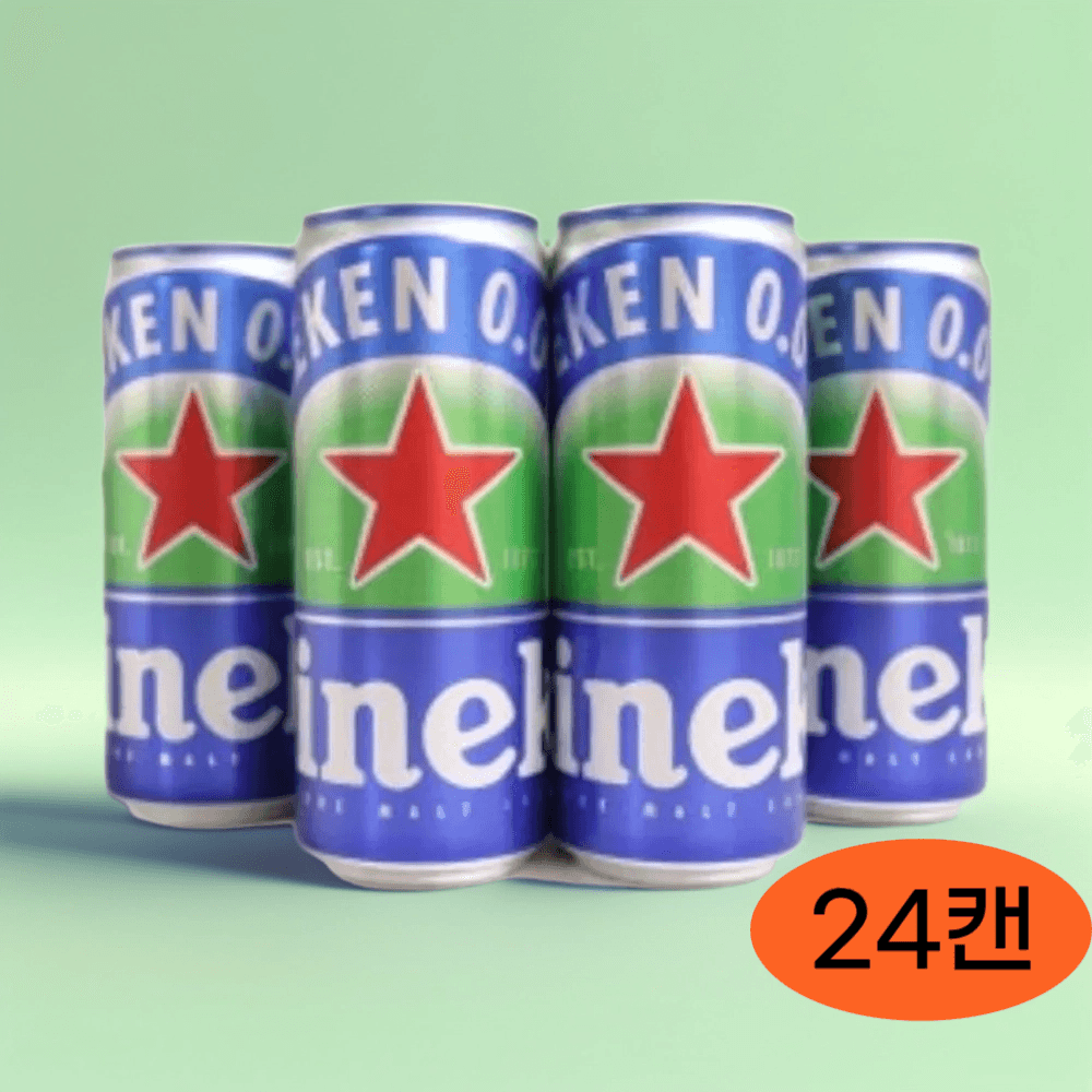 넷카트협력업체 하이네켄무알콜 무알콜맥주 논알콜맥주 330ml 24개입 제로