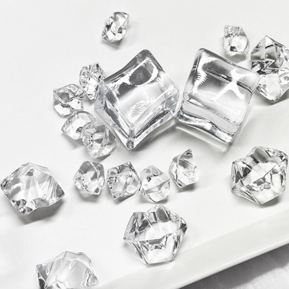 친구도매협력사 진짜같은 인조 얼음 촬영소품 인테리어소품 24P 음식촬영 여름소품 시원한분위기 제품사진촬영 녹지않는얼음