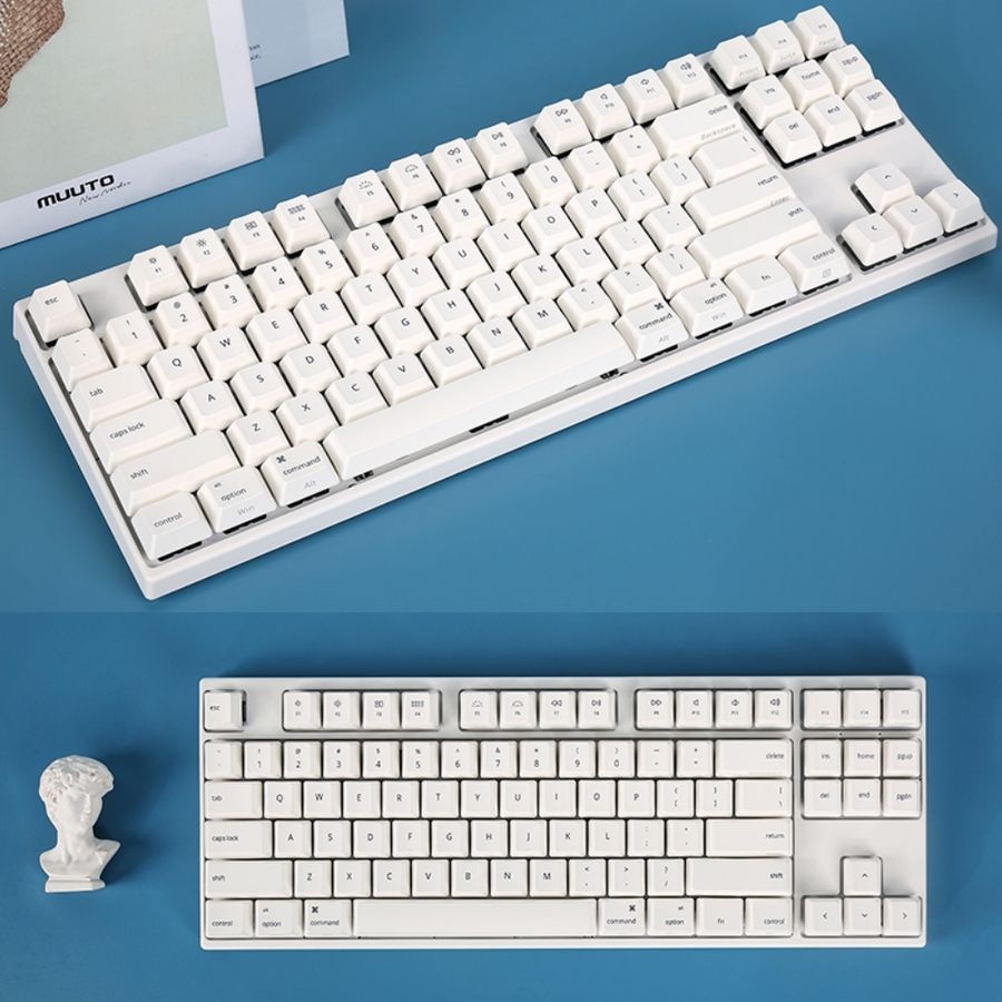 varmilo [해외] 바밀로 Mac 맥 윈도우 유선 기계식 키보드 저소음 적축 87키 핫스왑 게이밍 사무용