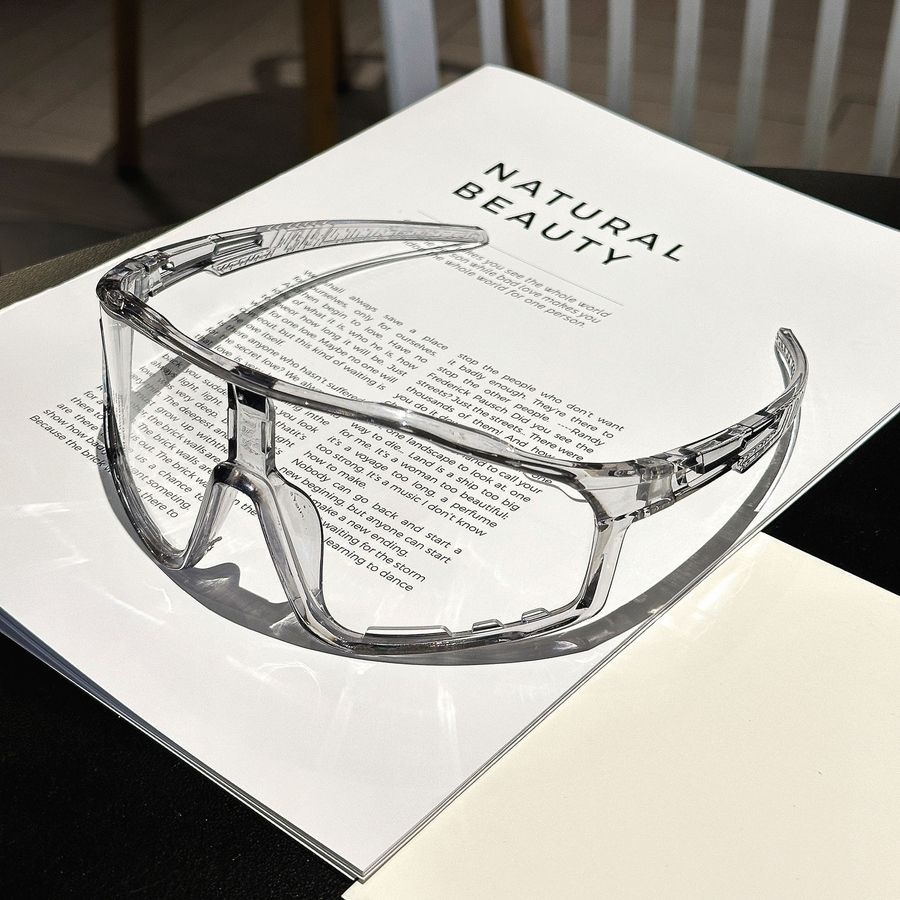 원업글로벌협력사 [해외] 남녀공용 투명 고글 사이클 라이더 야외 방풍 패션 선글라스