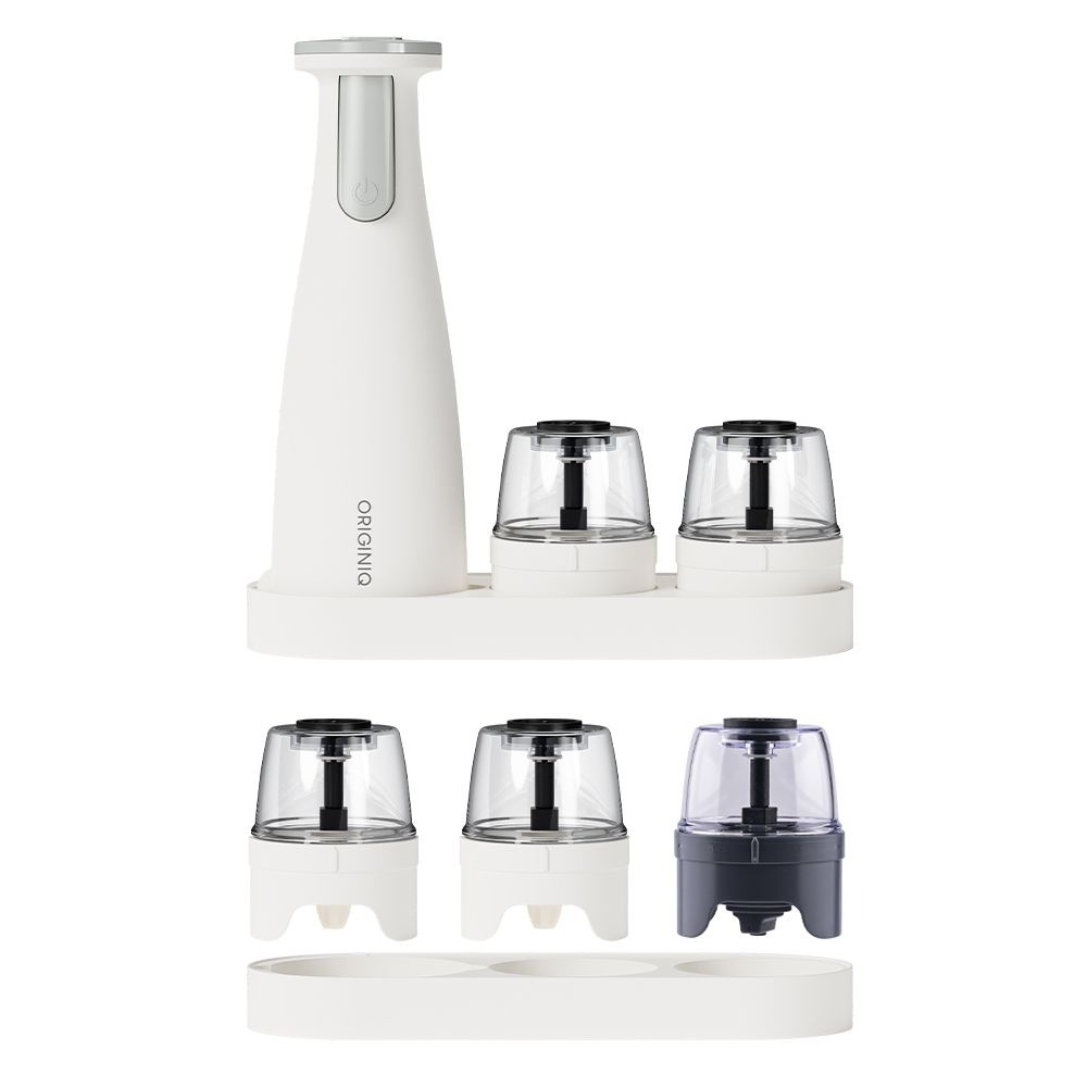 오리지니크 전동 후추 그라인더 빅컨테이너 풀세트 (본체1+컨테이너5+빅컨테이너1)