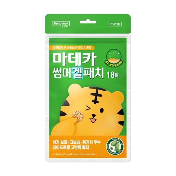 마데카 썸머 겔 패치 18매 마데카솔