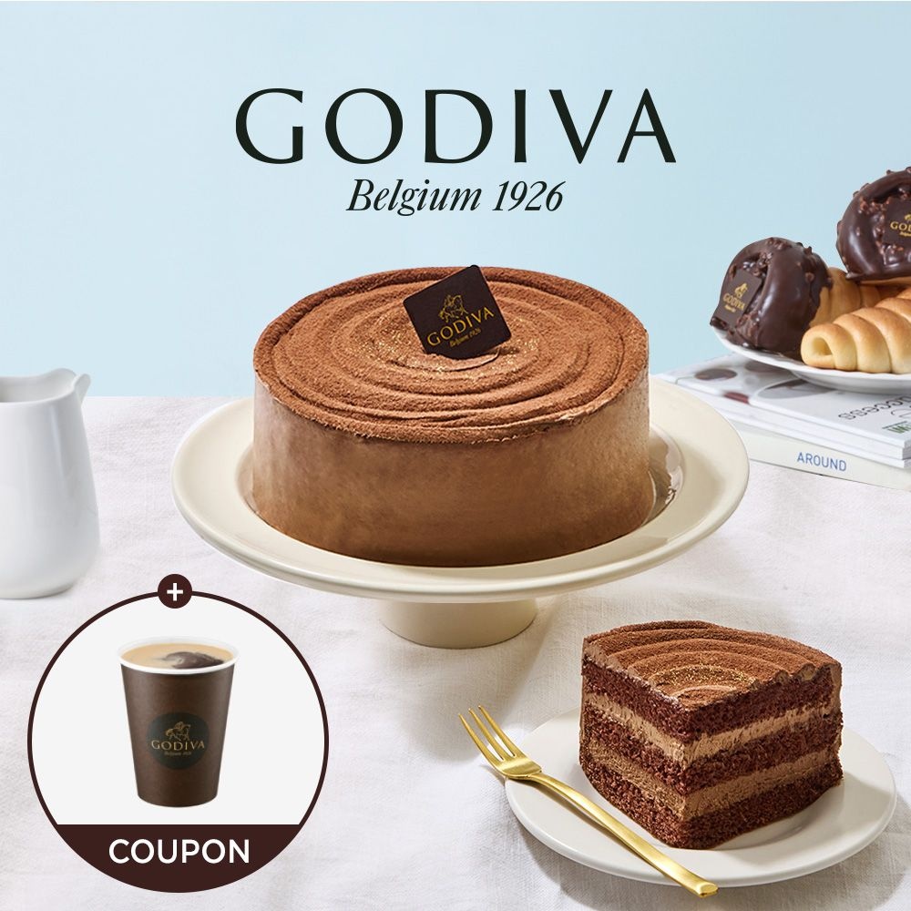 고디바 솔티 카라멜 초콜릿 케이크