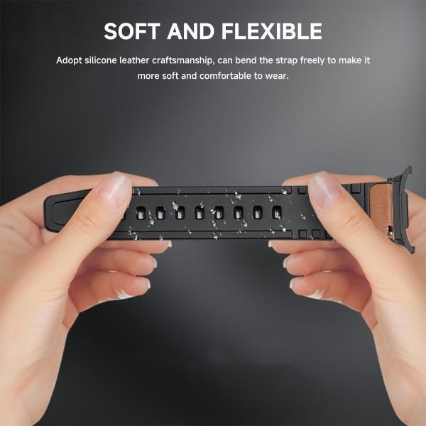 가죽 실리콘 하이브리드 스트랩, 삼성 갤럭시 워치 7 울트라 스마트워치