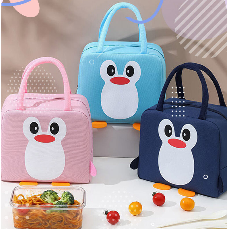 [태리랜드] 보온보냉 펭귄 캠핑 도시락가방 소풍 가방 캐릭터 인기템 맘카페 피크닉