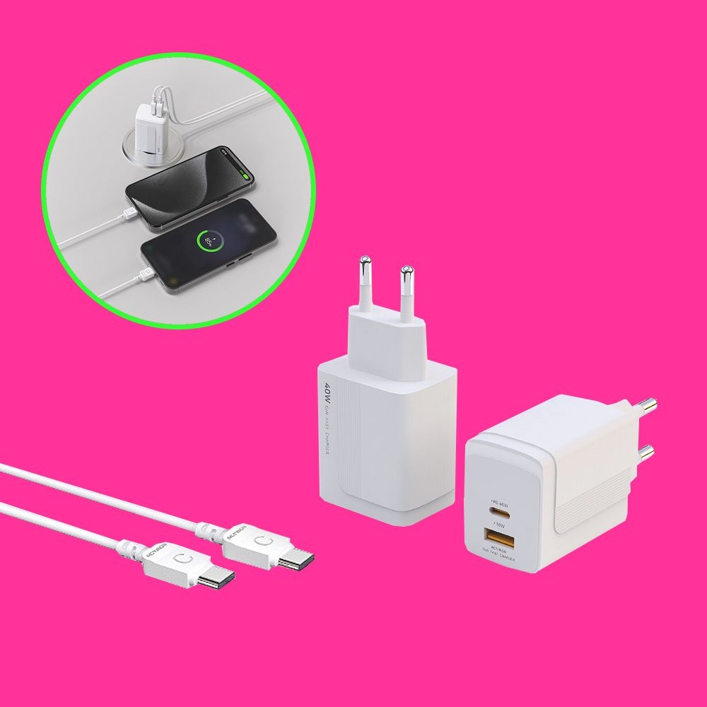 [온누리7%혜택]초고속 충전기 GaN PD 40W C to C 18W USB C타입 2포트 충전 PPS