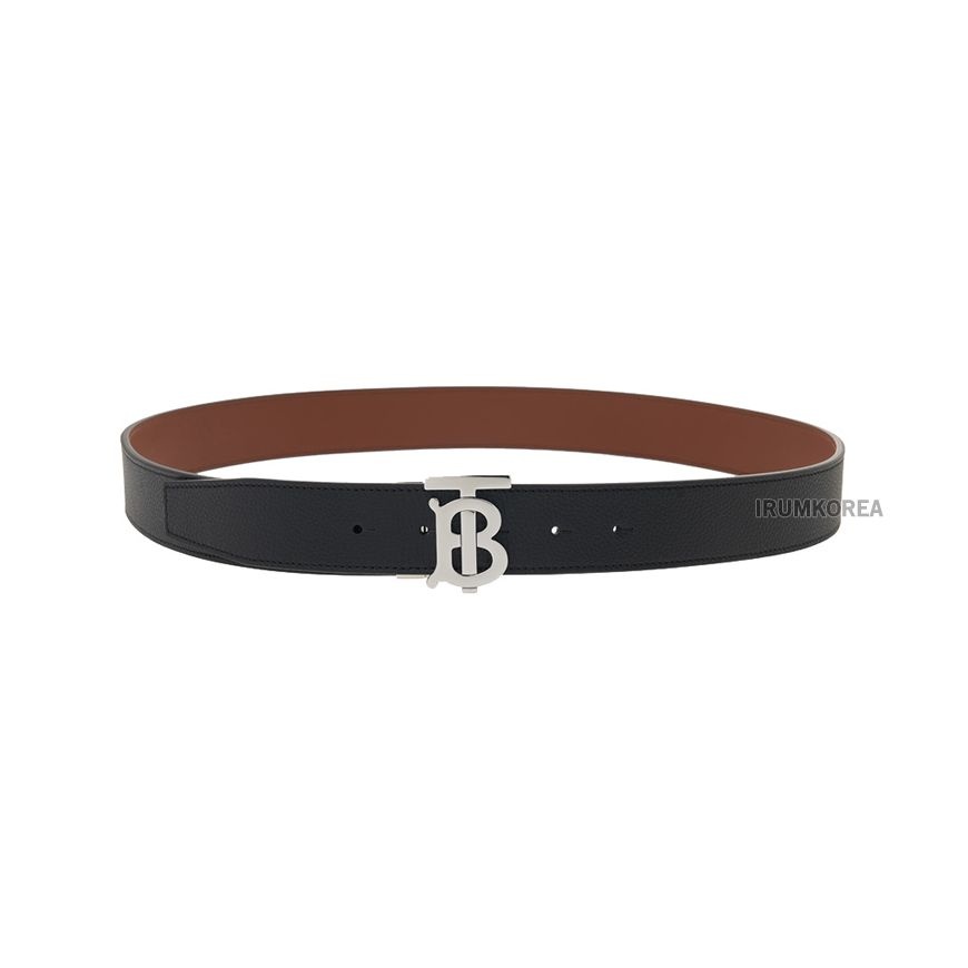 버버리 라벨루쏘 SS25 남성 리버시블 TB 벨트 8043247 MB TB 35MM PLAQUE RVS TXH A1189