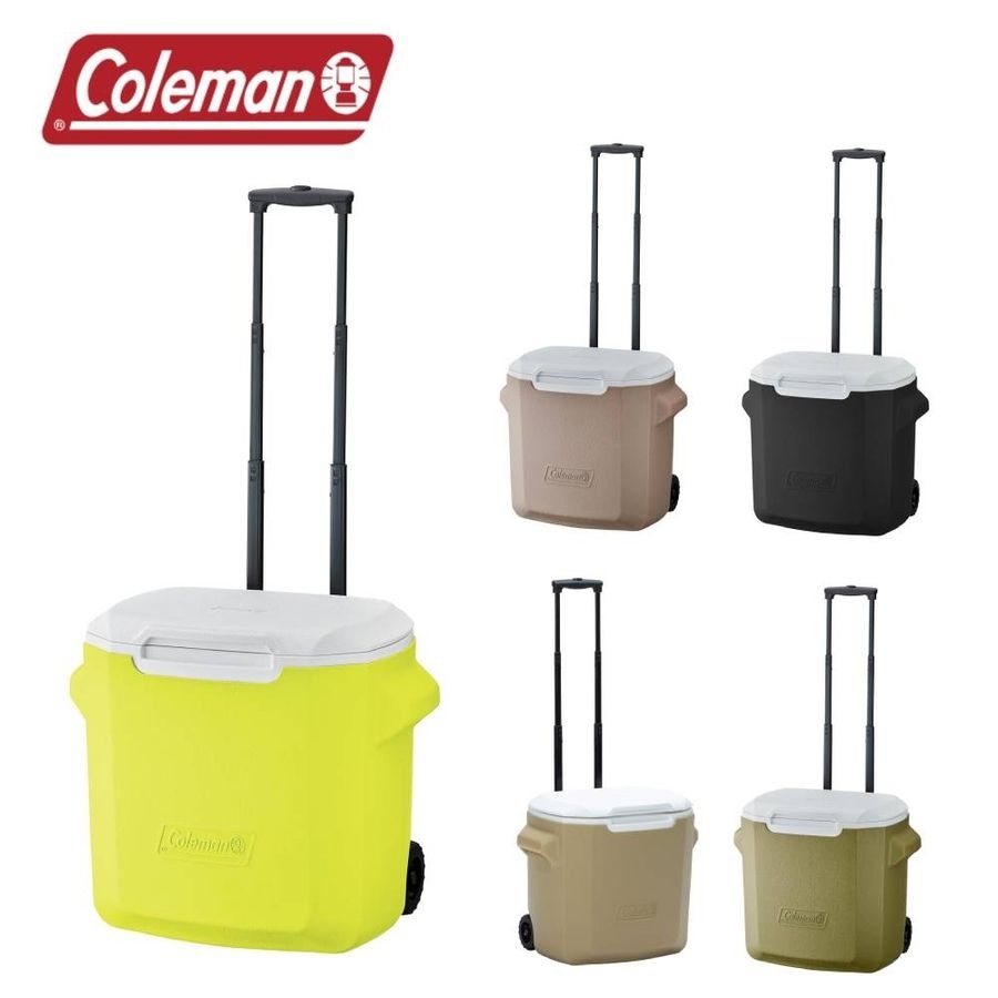 [해외] 콜맨 휠 쿨러 아이스 박스 캠핑 하드 바퀴 26 리터 28QT