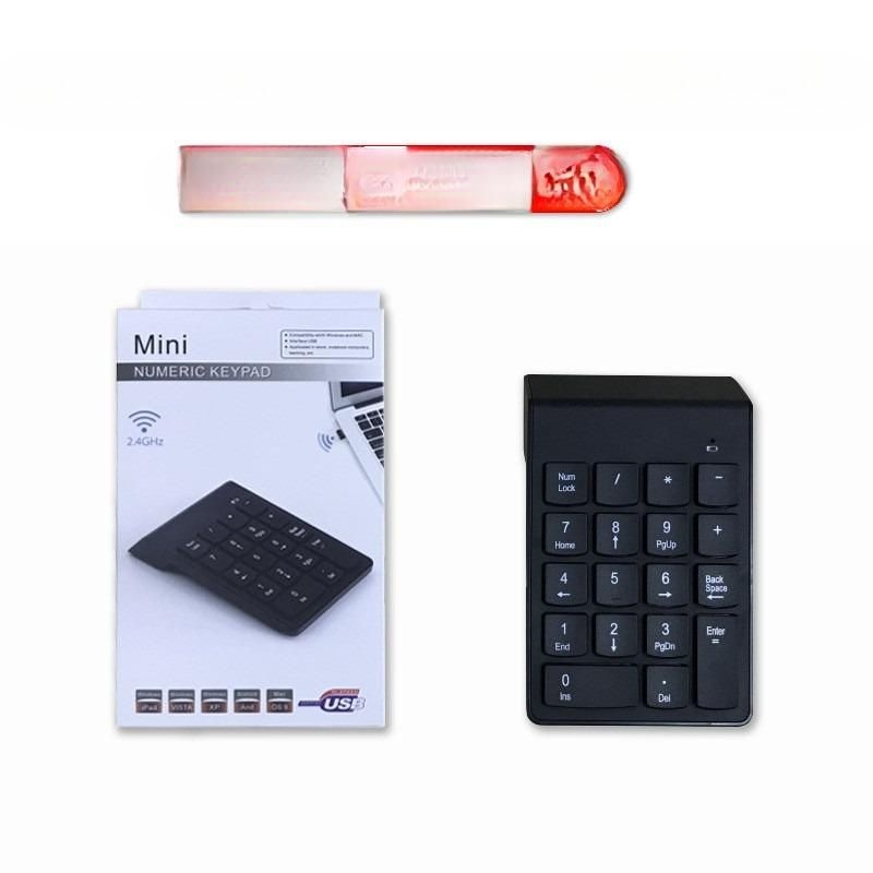 [해외] K20 키보드 숫자 무선 기계식 키패드 매크로 미니 19 넘버 RGB 다이얼 없음 키