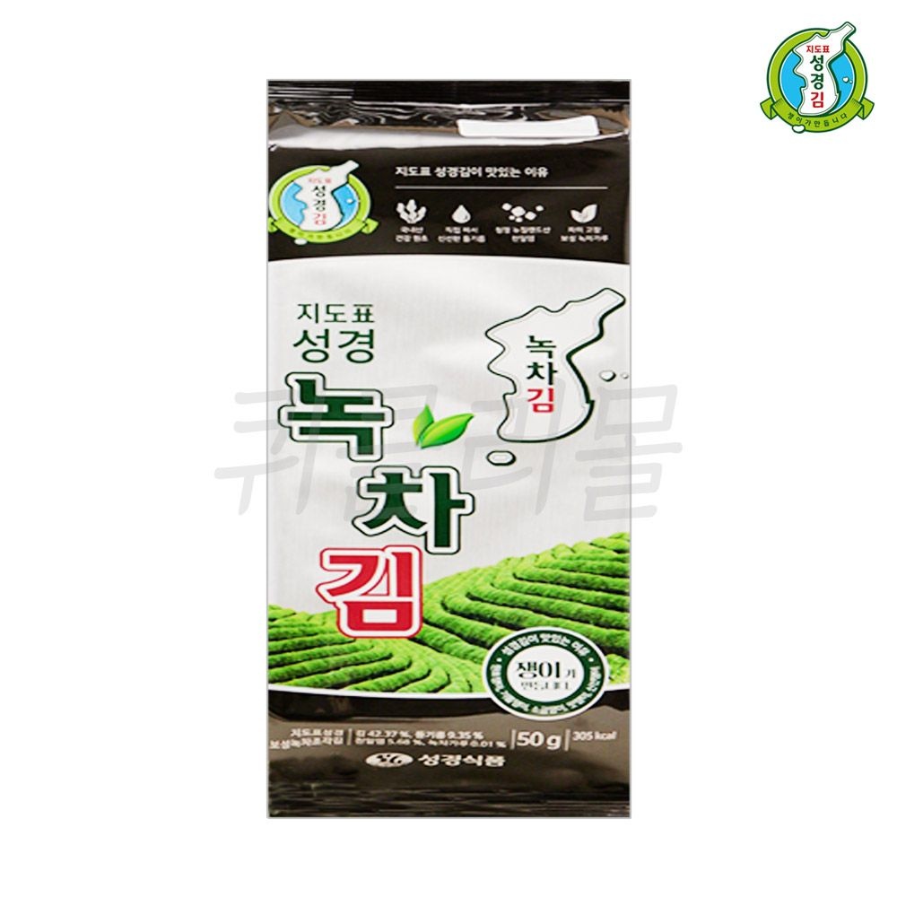 지도표성경김 성경김 녹차 조각김 50g