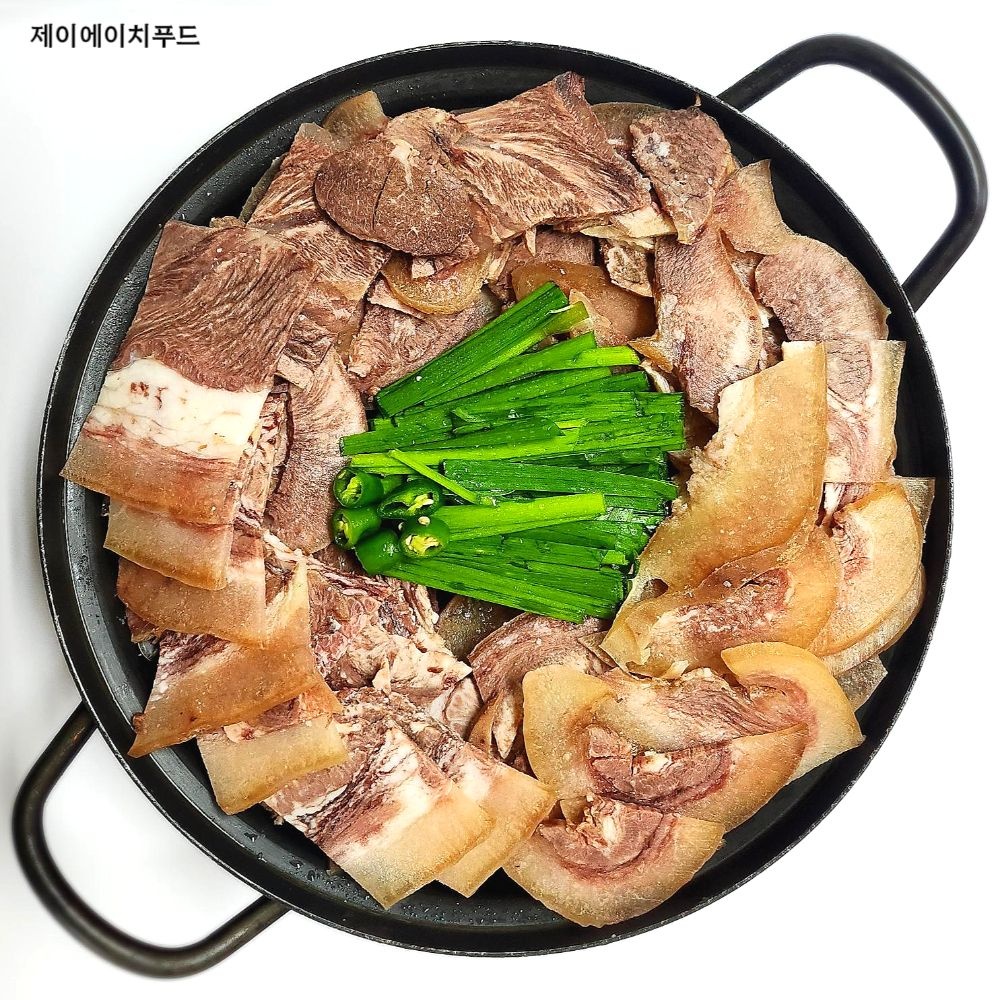 [(주)광개토엠앤에프][오늘출발] 한우 소머리수육 150g 삶은 소머리고기 슬라이스 냉동