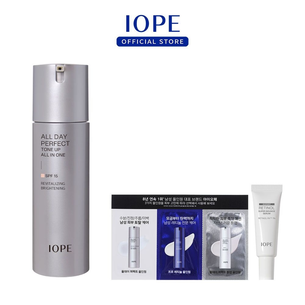 아이오페 [중복쿠폰]맨 올데이 퍼펙트 톤업 올인원 SPF15 120ml