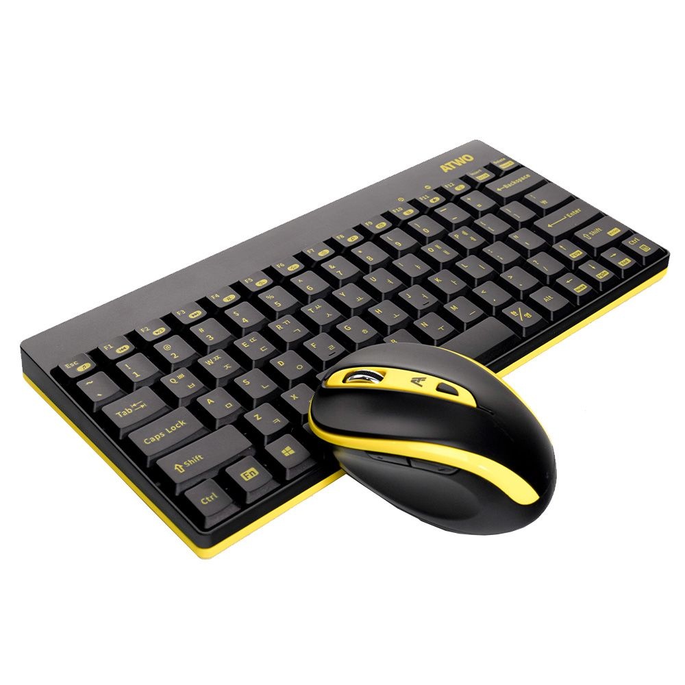 에이투 AG0401 2.4Ghz 저소음 무선 키보드 마우스 세트