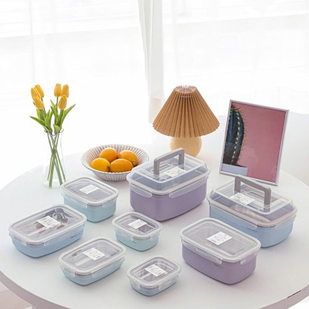 코멕스 코멕스 컬러 스텐킵스 스텐 밀폐용기 반찬통 냉동 밧드