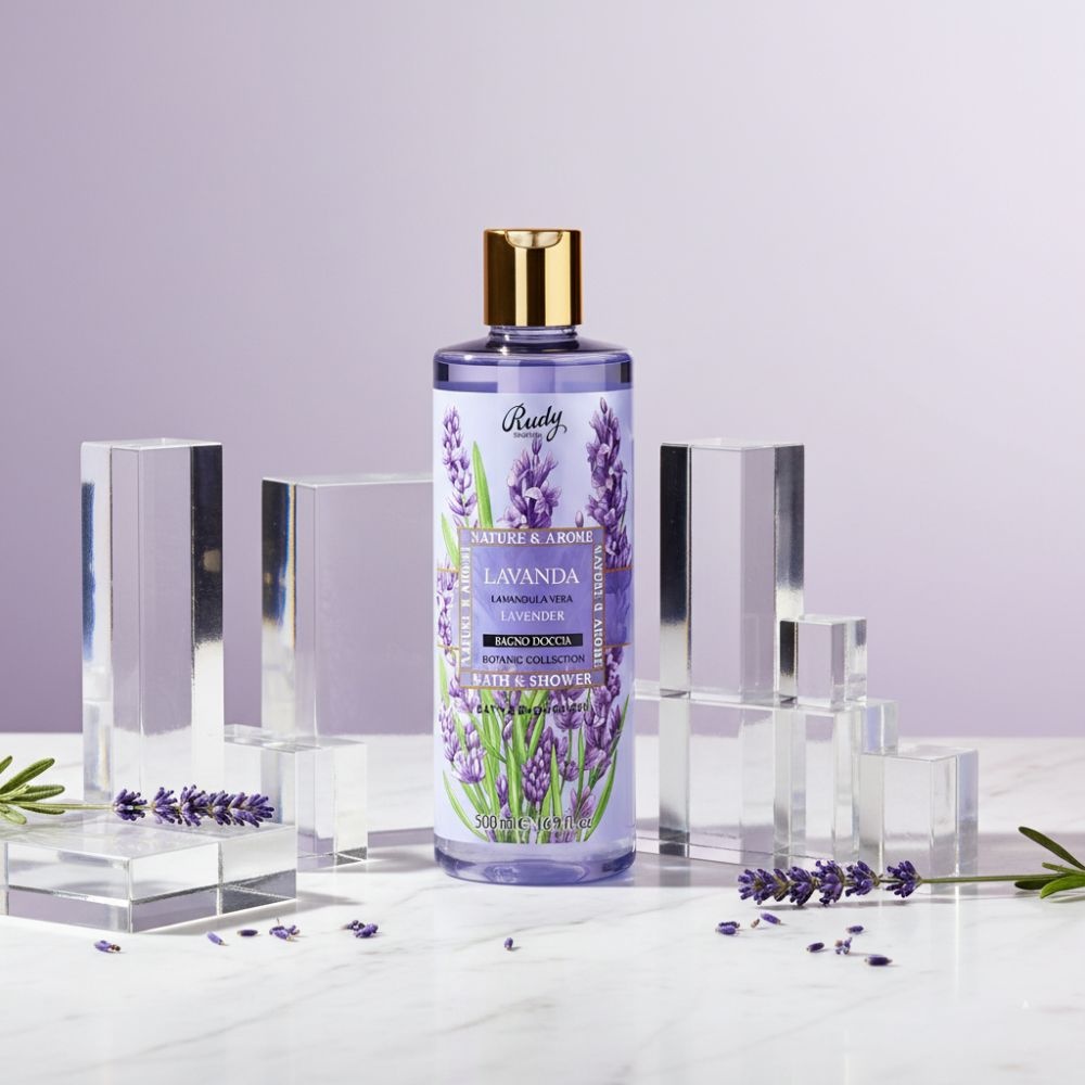 [루디프로푸미/이탈리아] 네추라 앤 아로마 바스 앤 샤워젤 500ml - 라벤더