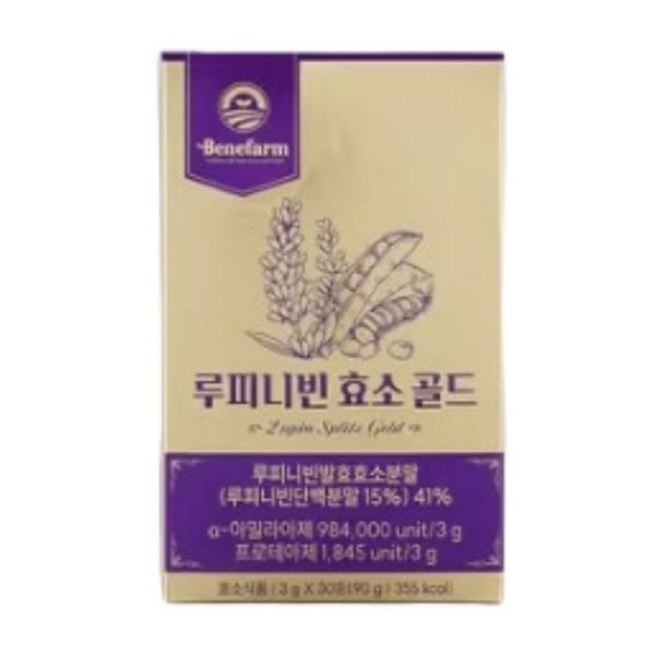[하프클럽]베네팜 루피니빈 효소 골드 30포 x 1박스