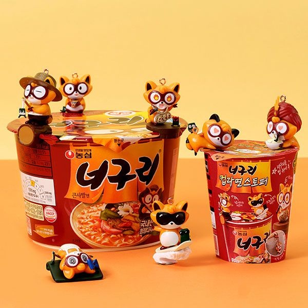 토이트론-너구리 컵라면 스토퍼 단품 (랜덤발송)