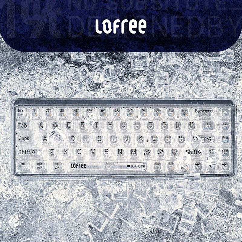 로사리크 협력사 [해외] Lofree 1% 투명 기계식 무선 블루투스 키보드