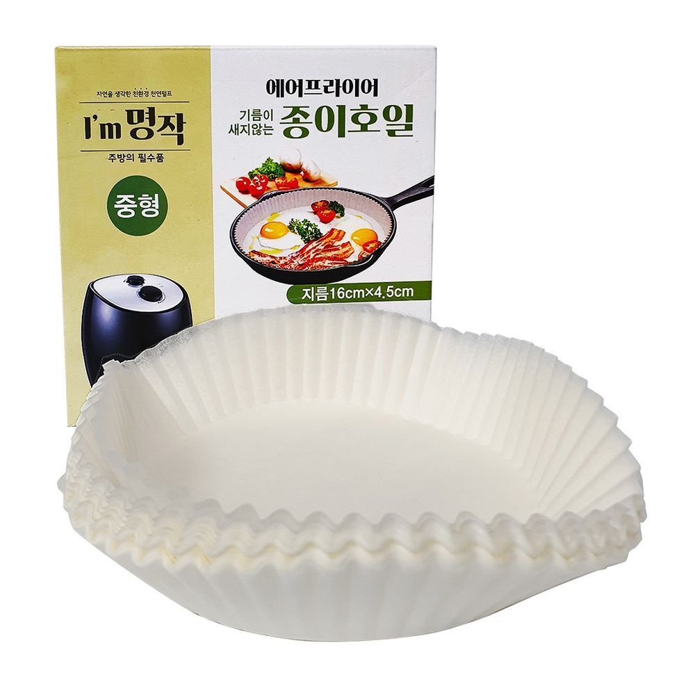 DSPartner 박스포장 종이호일 중 40매 에어프라이어 유산지 종이호일중형